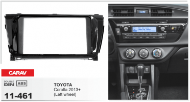 Переходная Рамка для TOYOTA Corolla 2013+ 2DIN Carav 11-461