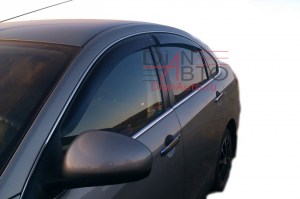 Дефлекторы окон для Nissan Almera 2012- Euro Standard Cobra
